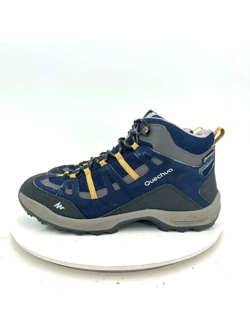 Quechua Arpenaz 100 MID WP Men Size 10 Dark Blue Waterproof Hiking Shoes